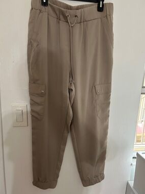 Calvin Klein Tan Women's Cargo Jogger Pants
